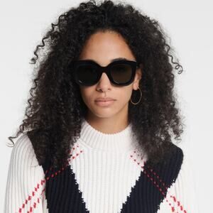 New! CELINE Sunglasses CL4005FN 01N Authentic